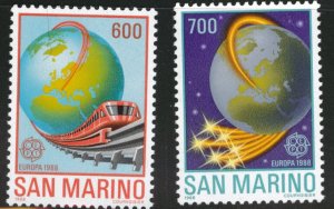 San Marino Scott 1146-1147 MNH** 1988 Europa set