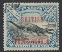 North Borneo  SG 135 SC# 112 Used  OPT perf  13½ x 14 see scan & details