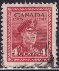 Canada 254 King George VI WWII War 1943