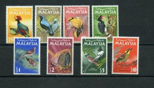 MALAYSIA BIRDS  SCOTT #20/27  COMPLETE MINT NEVER HINGED  