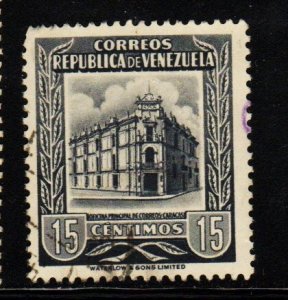 Venezuela - #663 Post Office, Caracas - Used