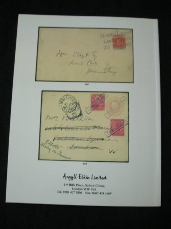 ARGYLL ETKIN AUCTION CATALOGUE 2003 ADEN POSTAL HISTORY 'MURRAY GRAHAM' & BOER