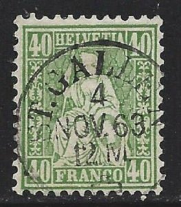 Switzerland #47 Used Very Very Nice!!