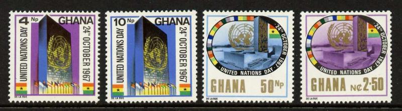Ghana 311-4a MNH Flags, United Nations Day