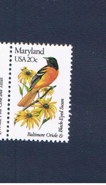 #1972 MVFNH OG State Bird & Flower Free S/H