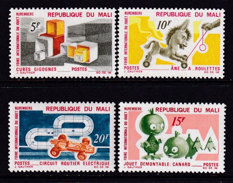 Mali 118-121 MNH VF