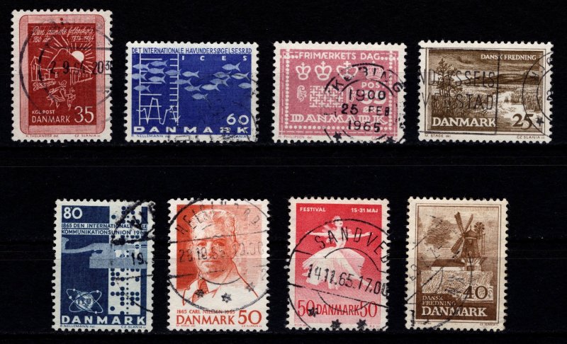 Denmark 1964-65 Commemoratives, Complete Sets [Used]