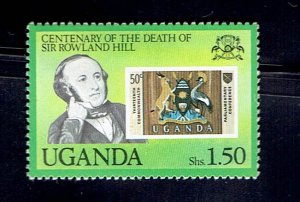UGANDA SCOTT#276 1979 1.50s SIR ROWLAND HILL - MH