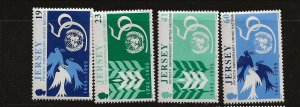 GB - JERSEY Sc 736-9 NH issue of 1995 - UN