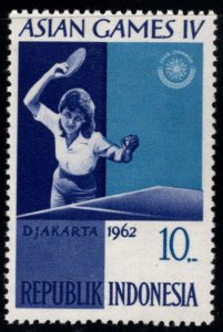 Indonesia Scott 571 MNH** Asian Games Table Tennis stamp