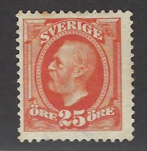 Sweden SC#61 Mint F-VF hr perf spot SCV$37.50...Grab a Bargain!