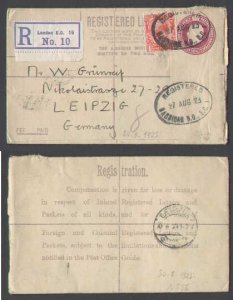 GB-#4318-cover-reg'd letter to Germany-Barbigan oval-27 Aug 192