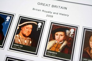 COLOR PRINTED GREAT BRITAIN 2000-2010 STAMP ALBUM PAGES (140 illustrated pages)