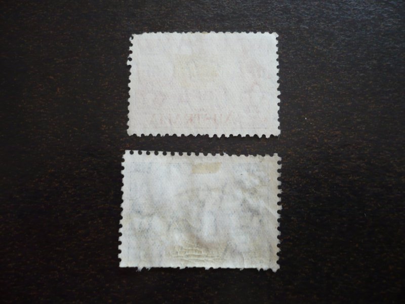 Stamps - Australia - Scott# 142-143 - Used Part Set of 2 Stamps