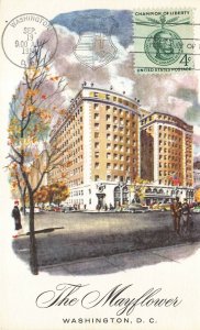 1117 4c LAJOS KOSSUTH - The Mayflower Hotel post card