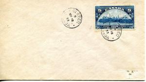 Canada FDC #202 canceled in Quebec VF