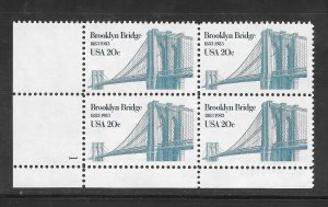 #2041 MNH Plate Block
