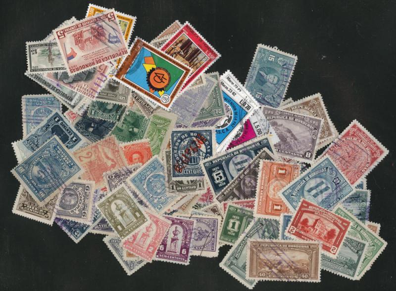 Honduras Packet of 100 different mint and used stamps