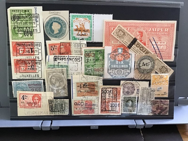 Mixed World Revenue stamps R29870