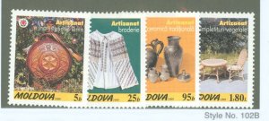 Moldova #318-321  Single (Complete Set)