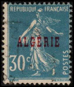 Algeria 16 - Used - 30c Sower (1925) (cv $0.55)