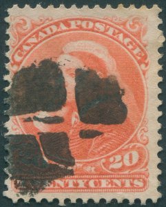 Canada 1893 20c vermilion SG115 used