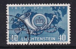 Liechtenstein  #237  used  1949  UPU