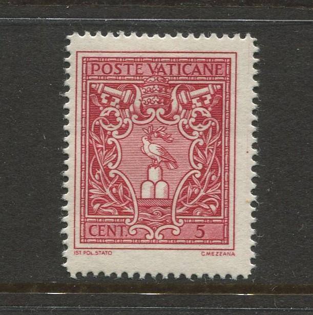 STAMP STATION PERTH Vatican City #72 General Issue 1940 MLH CV$0.50