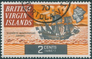 British Virgin Islands 1970 2c Elizabeth Bonaventure SG242 used