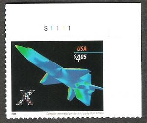 4018 $4.05 X-PLANE PRIORITY MAIL STAMP Mint NH