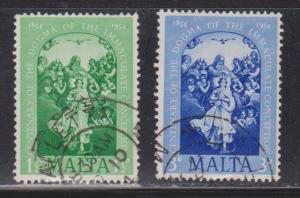 MALTA Scott # 243-4 Used