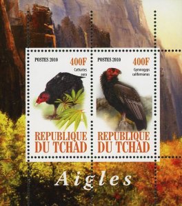 Malawi Eagle Cathartes Aura Bird Souvenir Sheet of 2 Stamps Mint NH 