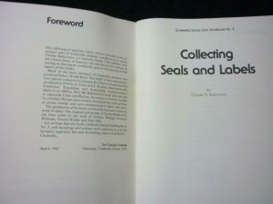 COLLECTING SEALS AND LABELS by CHARES D RAVINOVITZ