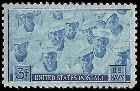 # 935 MINT NEVER HINGED NAVY XF+