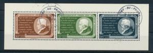 [19590] Haiti 1956 Inter American Philosophical Congres VF Souvenir Sheet Used