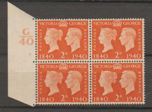 GB George VI  SG 482 Control G40 Cyl 2 