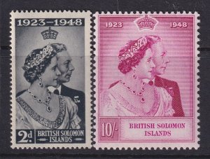 British Solomon Islands, Scott 82-83 (SG 75-76), MLH