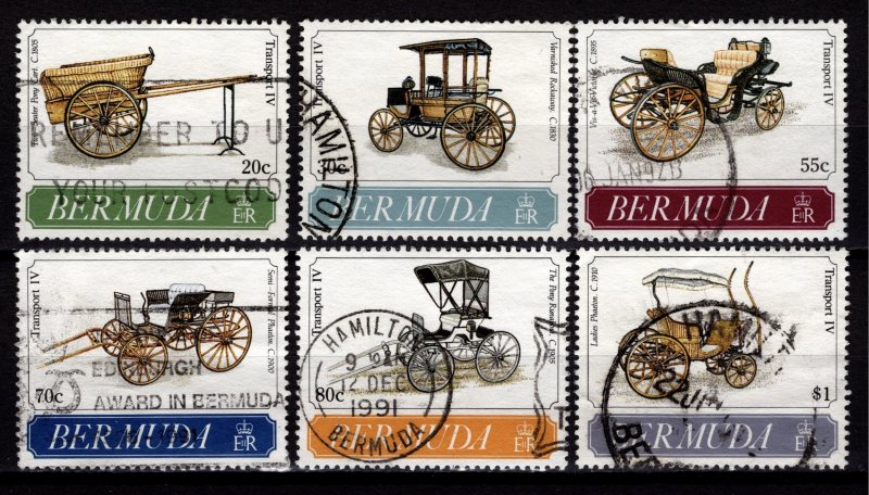 Bermuda 1991 Transport (4th series), Horse-drawn Carriages, Set [Used]