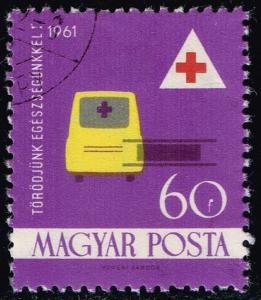 Hungary #1368 Ambulance & Stretcher; CTO (0.25)