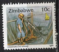 Zimbabwe; 1995: Sc. # 725: Used Single Stamp