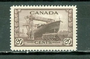 CANADA 1942 CORVETTE #260 MNH...$15.00