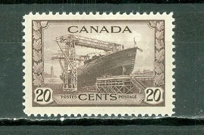 CANADA 1942 CORVETTE #260 MNH...$15.00