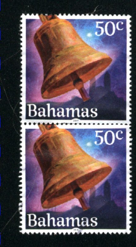 Bahamas   Pair 50cent -2 used 2019 PD