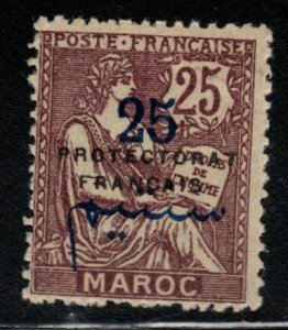 French Morocco Scott 46 MH*  Protectorate overprint