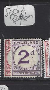 SWAZILAND  (P1510B)  POSTAGE DUE SG D1A-2A   MOG