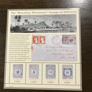 US SCOTT 3694 Sheet/4 37¢ Hawaiian Missionary of 1851-1853 (1)-See Description