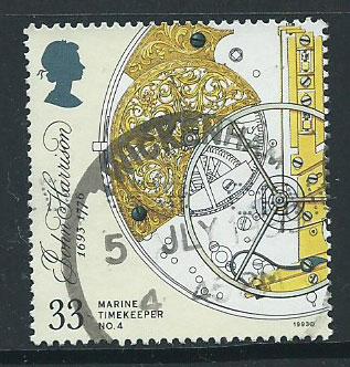 GB QE II  SG 1656 FU 1993 John Harrison