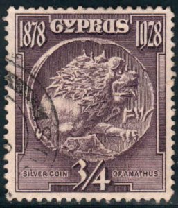 Cyprus  #114  Used CV $1.60