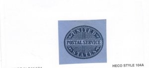 US CUT SQUARE SCOTT# UO17 MINT