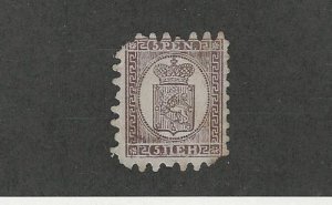 Finland, Postage Stamp, #12 Mint No Gum, 1866